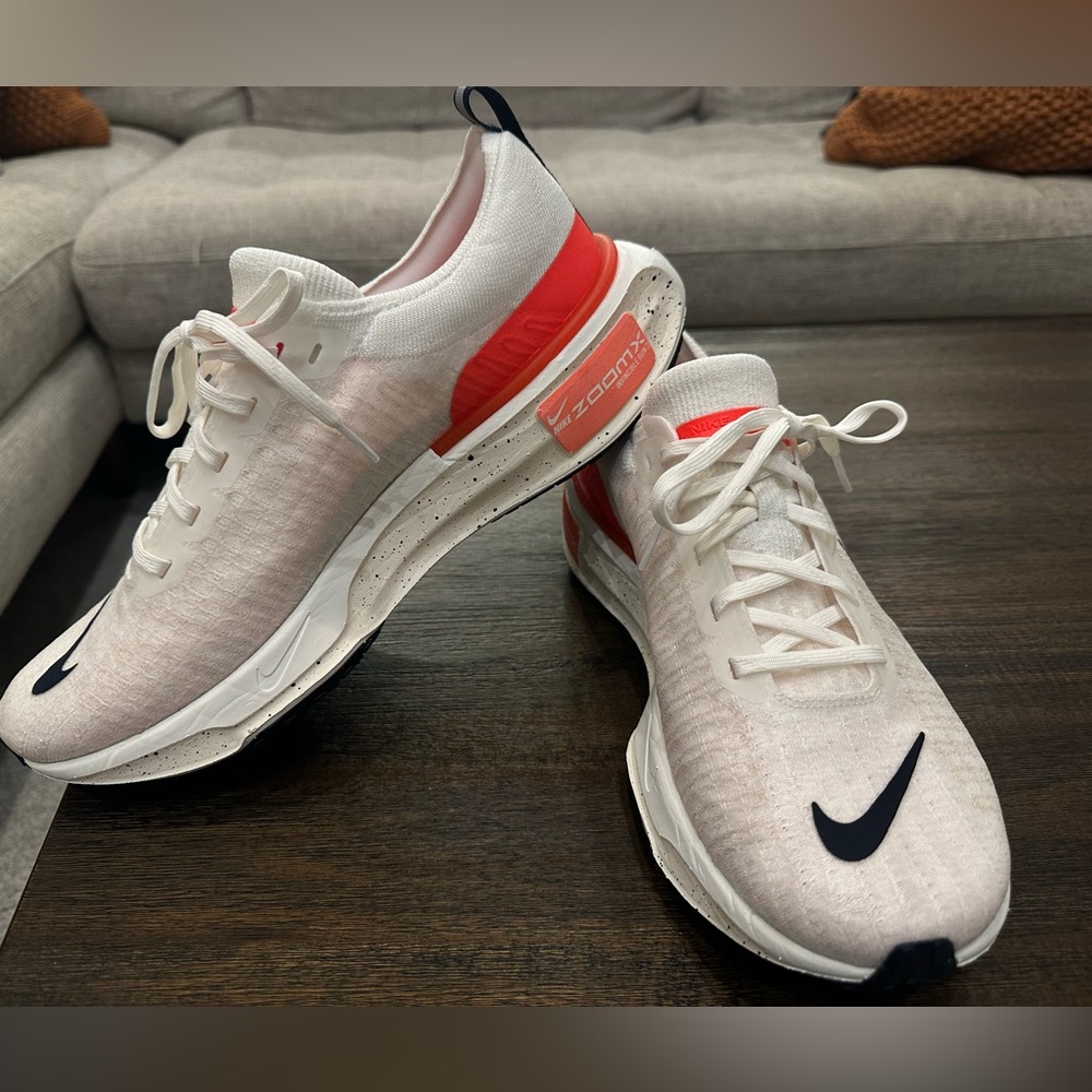 Nike zoomx invincible run fk 3 white bright crimson men road running dr2615-101